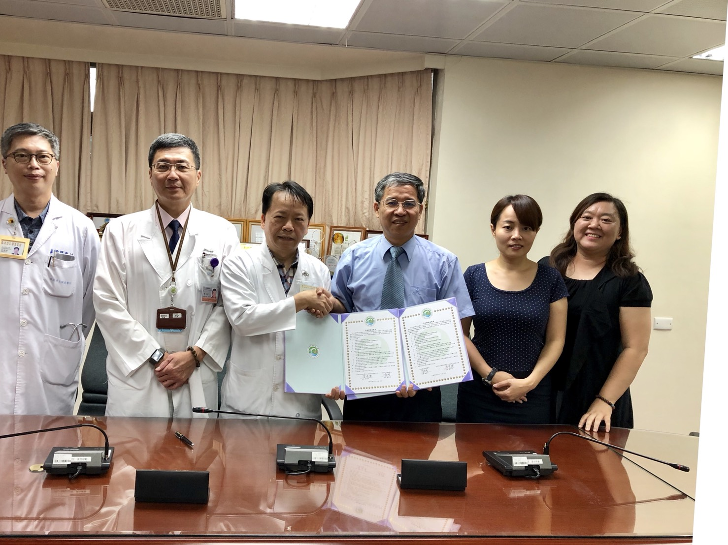 本院107年8月與台北海洋科技大學產學策略聯盟協議書