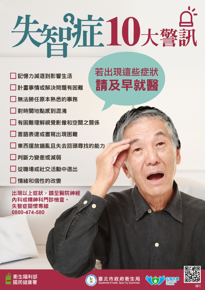 失智症10大警訊